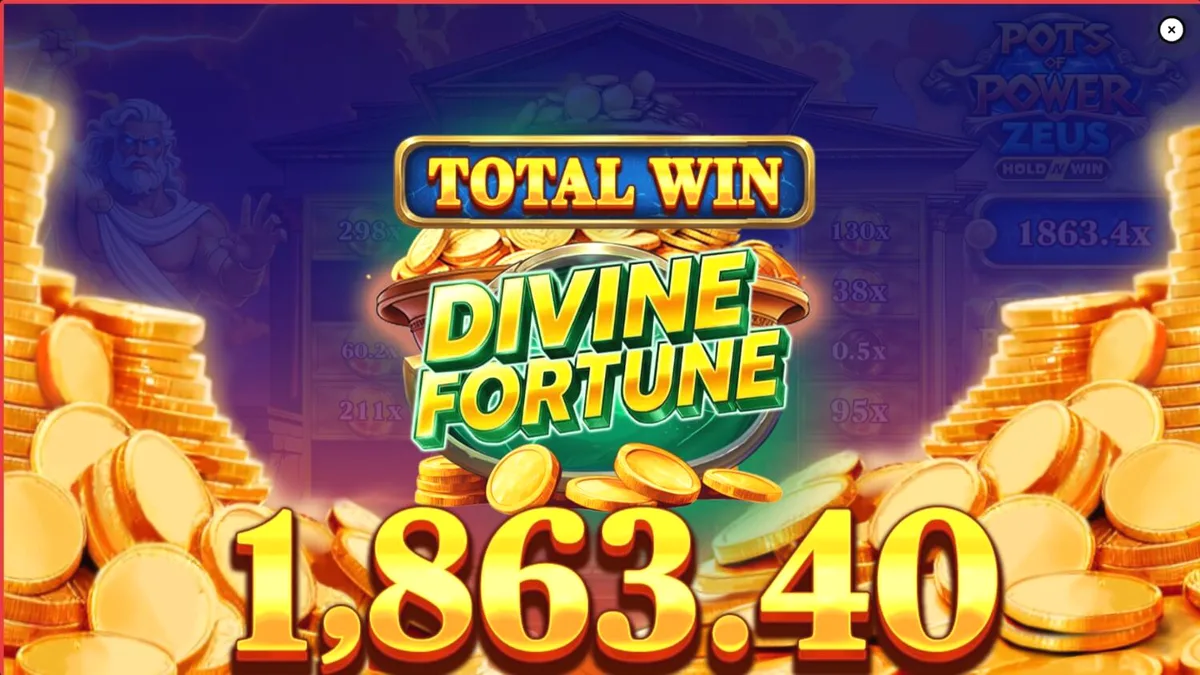 Pots of Power: Zeus slot dengan tema mitologi Yunani dan petir